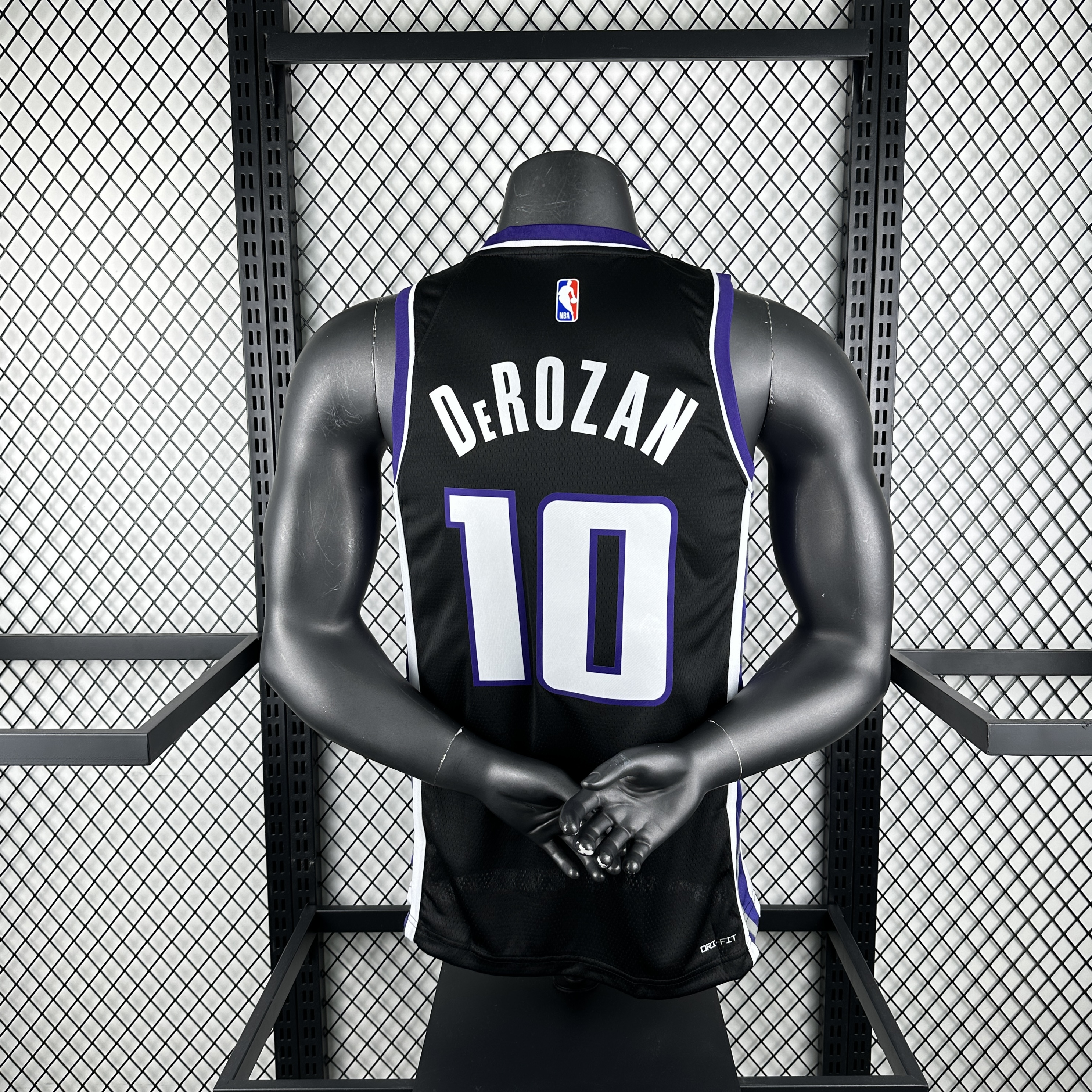 Men Sacramento Kings #10 DeRozan black NBA 2023 24 Season Jerseys